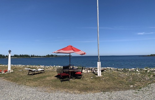 Owls Head Hütte | Owl's Head Maine Beachfront Cottage mit wunderschönem Sandstrand und atemberaubender Aussicht
