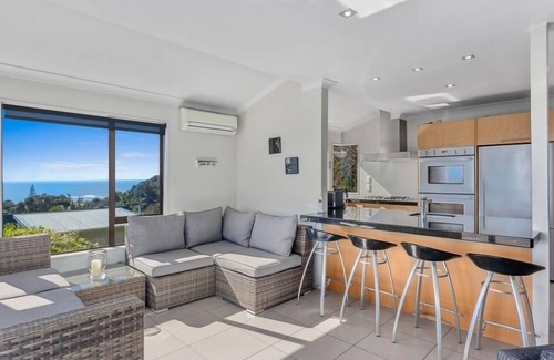 Whakatane Haus | PACIFIC OCEAN HEIGHTS: Atemberaubende Aussicht auf das Meer und die Insel
