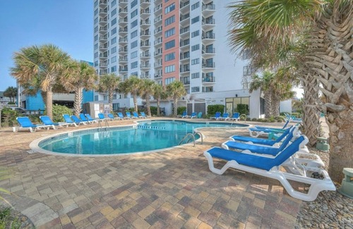 Myrtle Beach Eigentumswohnung | Palace Resort 410- Ocean view 1BR/1BA- Pool