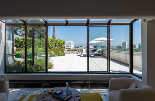 16th Arrondissement Wohnung | Par021 - Penthouse with private pool in Paris