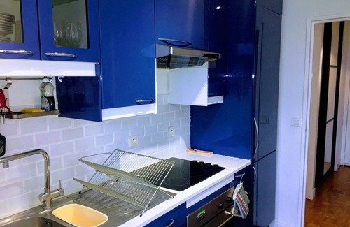 Gambetta Wohnung | Paris La Défense 2 Zimmer 52m² Balkon (Metro 1 / RER A / Parkplatz kostenlos)