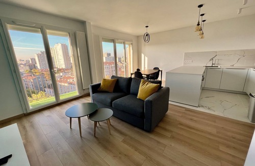 Montrouge Eigentumswohnung | Paris - Vue Tour Eiffel - Appartement Neuf et Moderne - Métro Ligne 4