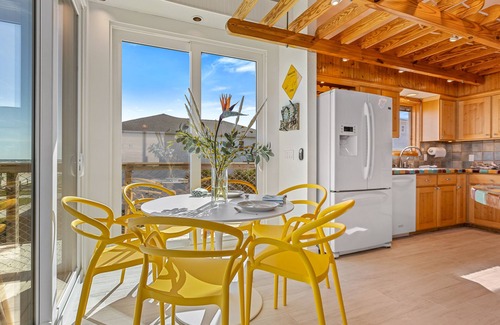 Bethune Beach Haus | Parrot Head Paradise / Pet Friendly Home with Views From Every Floor!