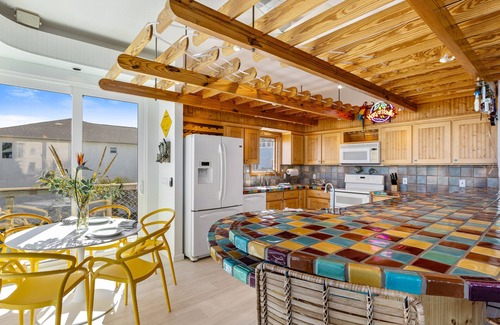 Bethune Beach Haus | Parrot Head Paradise / Pet Friendly Home with Views From Every Floor!