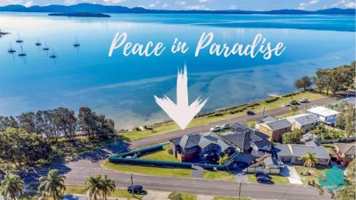 Tanilba Bay Haus | Peace In Paradise near Nelson Bay- waterviews, spa, adventures