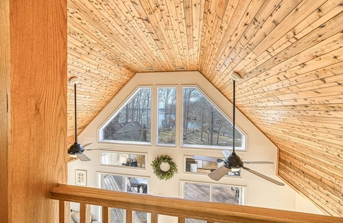 Bumpass Haus | Peaceful Lakefront Retreat with Hot Tub, Firepit and Boat Dock
