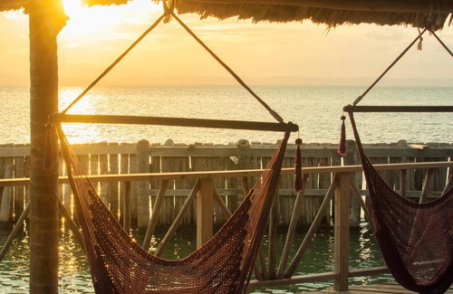 Thatch Caye Resort | Penthouse Oceanfront Cabana w/ Private Ocean-Facing Balcony & Amazing Views