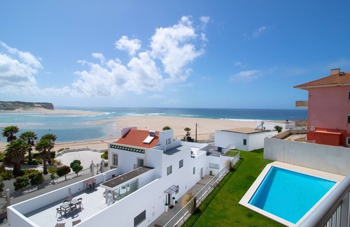 Foz do Arelho Wohnung | Oberste Etage des Gebäudes mit einzigartigem Blick auf das Meer und die Lagune