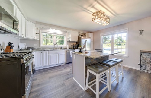 Centerville Haus | Pet-Friendly Centerville Home w/ Fire Pit & Grill