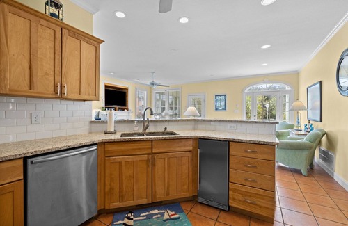 Emerald Isle Haus | Pet Friendly, Oceanside Interior Home Private Pool, Golf Cart, and Easy Access.