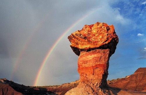 Holbrook Wohnmobilvermietung | Petrified Forest Campground Raw barren Land