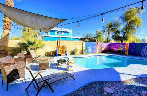 Coronado Haus | Phoenix Home Pool & String Lights