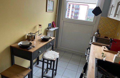 Saint-Denis Wohnung | Pied à Terre Personnel à Saint Denis : Studio 7e Ciel !