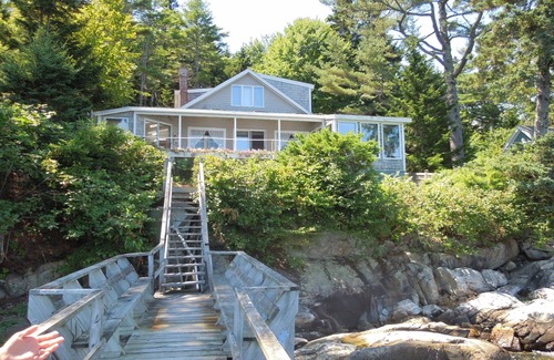 Southport Haus | Pine Cliff Dweller | Southport Island | Erstaunliche Ozeanansichten Private Dock & Float