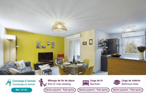 Pont-l'Abbe Wohnung | Pont L'Abbé - Appartement pour 4 avec balcon