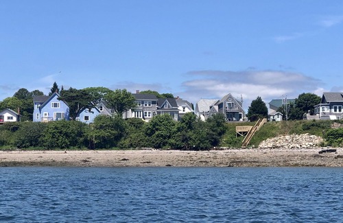 Jonesport Haus | PORT TACK: Harbor Front Home with Sweeping Views