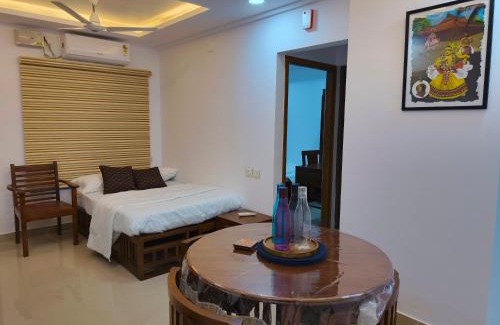 Guruvayur Wohnung | Posh 1 BHK Apt with Temple View in Guruvayur B1001