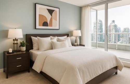 Coal Harbour Wohnung | Premium 2 BR Apartment with Floor-to-Ceiling Windows Coal Harbour