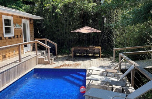 Long Island Haus | Pristine 7BR 4.5BA house w/ heated Pool at Fire Island Pines 500' to ocean