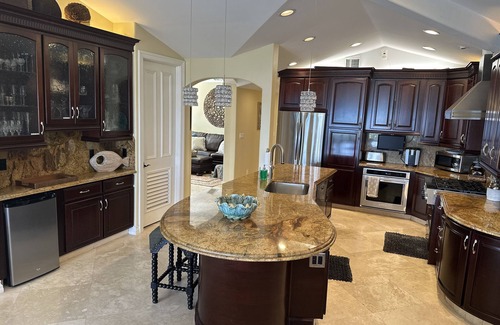 Deerfield Beach Villa | Private Beach Home - Family and Business Ready