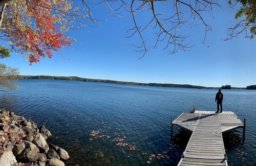 Monmouth Hütte | Privat Camp auf Cobbossee See