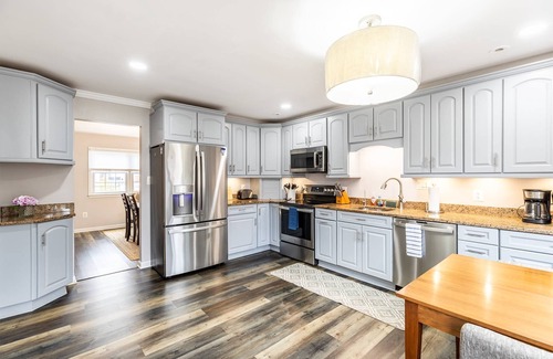 Edgewater Haus | Riverfront Retreat: 2-Story Home with Private Dock, Spacious Deck & Dog-Friendly Yard