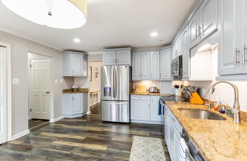 Edgewater Haus | Riverfront Retreat: 2-Story Home with Private Dock, Spacious Deck & Dog-Friendly Yard