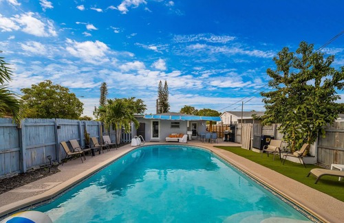 Central Fort Lauderdale Haus | Private House Center of Ft Lauderdale Pool HOT Tub