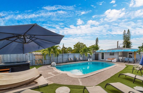 Central Fort Lauderdale Haus | Private House Center of Ft Lauderdale Pool HOT Tub