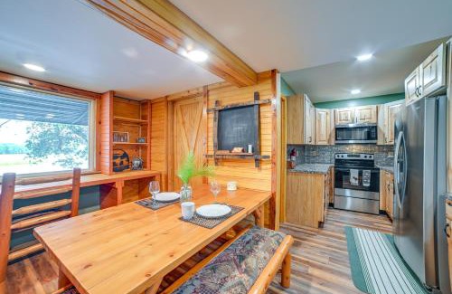 Clay Haus | Private Lake and Dock Log Cabin, 2 Mi to Clay!