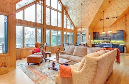 Jacobson Haus | Private Lake and Trail Access Home in Jacobson!