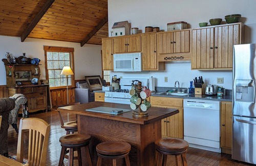 Berkeley Springs Kabine | Private, light filled retreat space... with your own pickleball court!