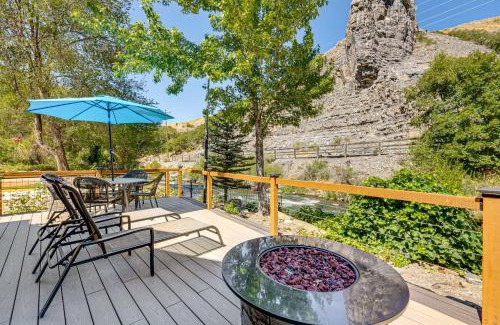 Snowbird Haus | Provo River Cabin with Private Bridge and Trail Access