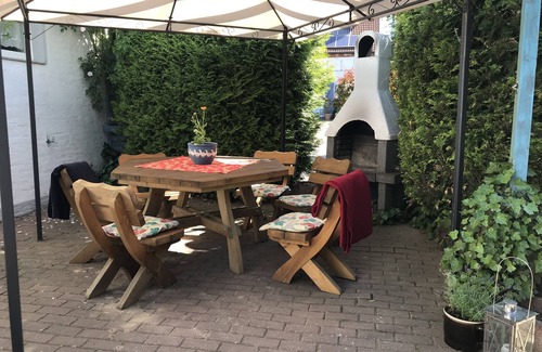 Crussow Wohnung | Entspannung pur: Erdgeschoss Wohnung, Sonnenterrasse mit Grill & Kamin, Sauna