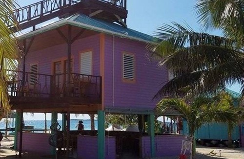 Placencia Haus | Purple Octopus Suite at King Lewey's Island Resort, Placencia Cayes, Belize