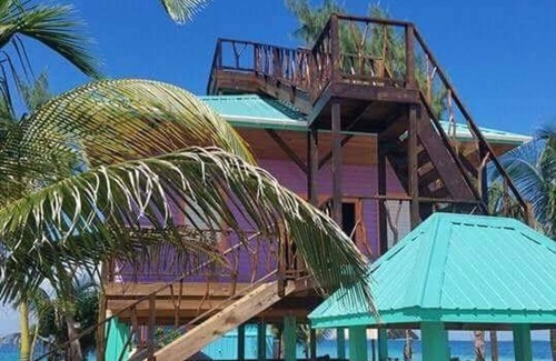 Placencia Haus | Purple Octopus Suite at King Lewey's Island Resort, Placencia Cayes, Belize