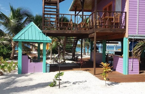 Placencia Haus | Purple Octopus Suite at King Lewey's Island Resort, Placencia Cayes, Belize