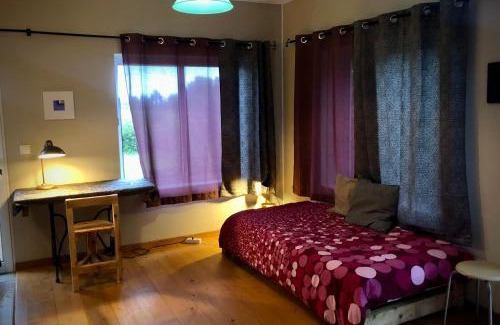 Lajes das Flores Haus | Quarto Laranja Casa citrina