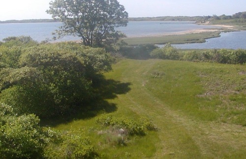 Edgartown Kabine | Quiet Rustic Flucht mit Sonnenaufgang und Sonnenuntergang Blick über Cape Poge Pond