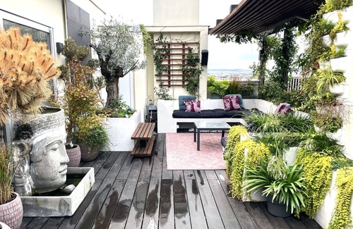 Porte-Dauphine Wohnung | Rare: Rooftop terrace, 360° view on Paris