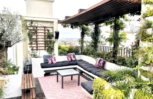 Porte-Dauphine Wohnung | Rare: Rooftop terrace, 360° view on Paris