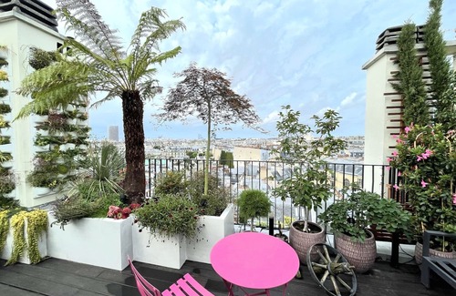 Porte-Dauphine Wohnung | Rare: Rooftop terrace, 360° view on Paris