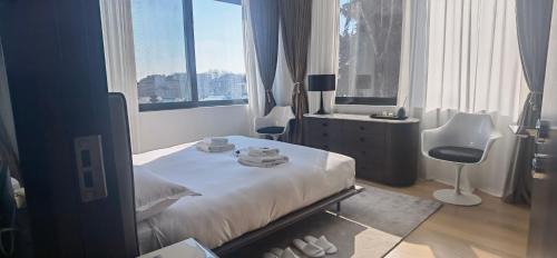 Quartier de Becon Wohnung | Ravissant loft avec vue sur Seine