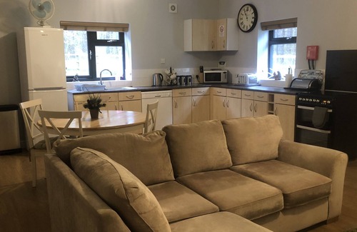 Bury St Edmunds Hütte | Entspannen Sie in Blick auf den Wald