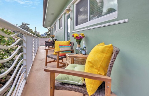 North Beach Wohnung | Entspanntes Strandleben - 1 Bett / 1 Bad mit privatem Garten