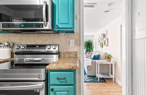 Mango Groves Haus | Remodeled historic boho-bungalow w/ private pool at Lake Worth Beach.