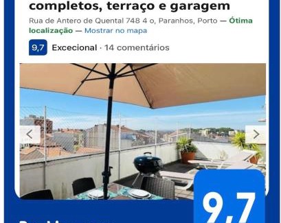 Paranhos Wohnung | Renovado com AC, 2 WC completos, terraço e garagem