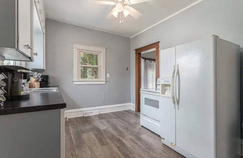 Three Oaks Haus | Renovated Victorian Home with Private Garden & Fire Pit!
