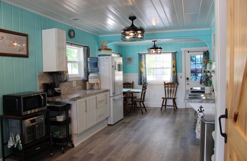 Greenville Hütte | Respite House: Barrier-Free Lakefront home with full Wheelchair accessibility.