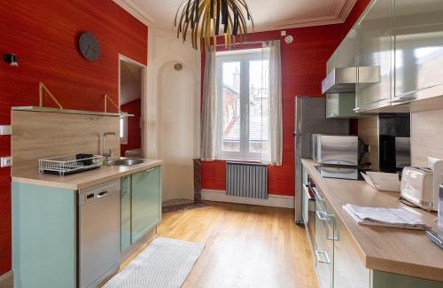 Poincare - Foch - Anatole France - Croix de Bourgogne Wohnung | Retraite élégante à Nancy avec 3 chambres spacieuses - FR-1-584-342